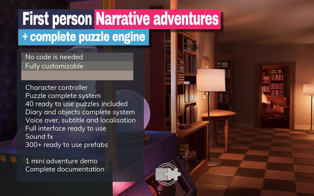 First person narrative adventures + complete puzzle engine📱 - изображение 2